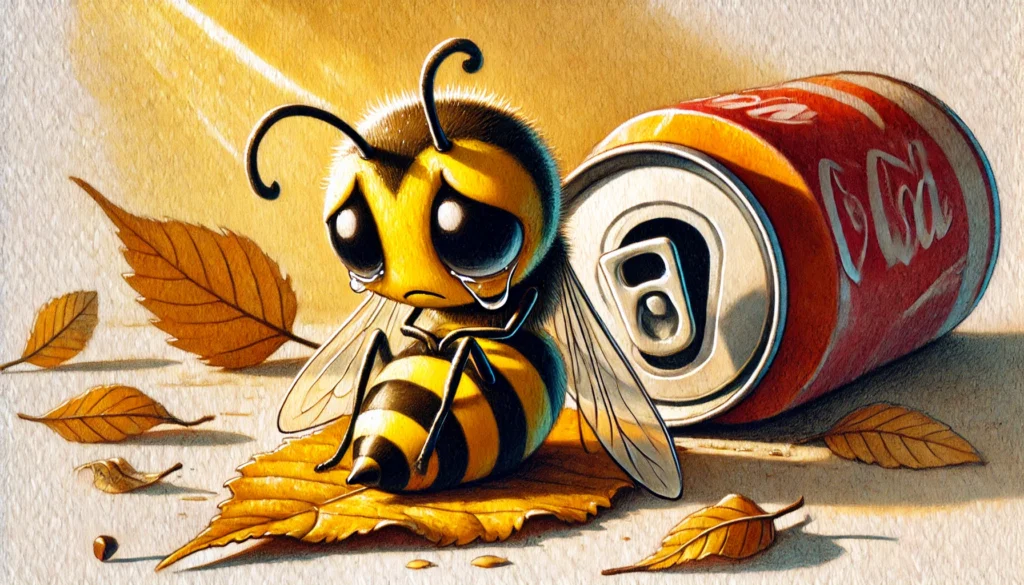 Sad Yellow Jacket Art Creature Courage