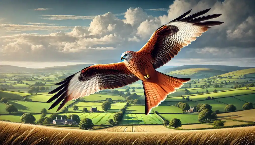 Red Kite Illustration Creature Courage