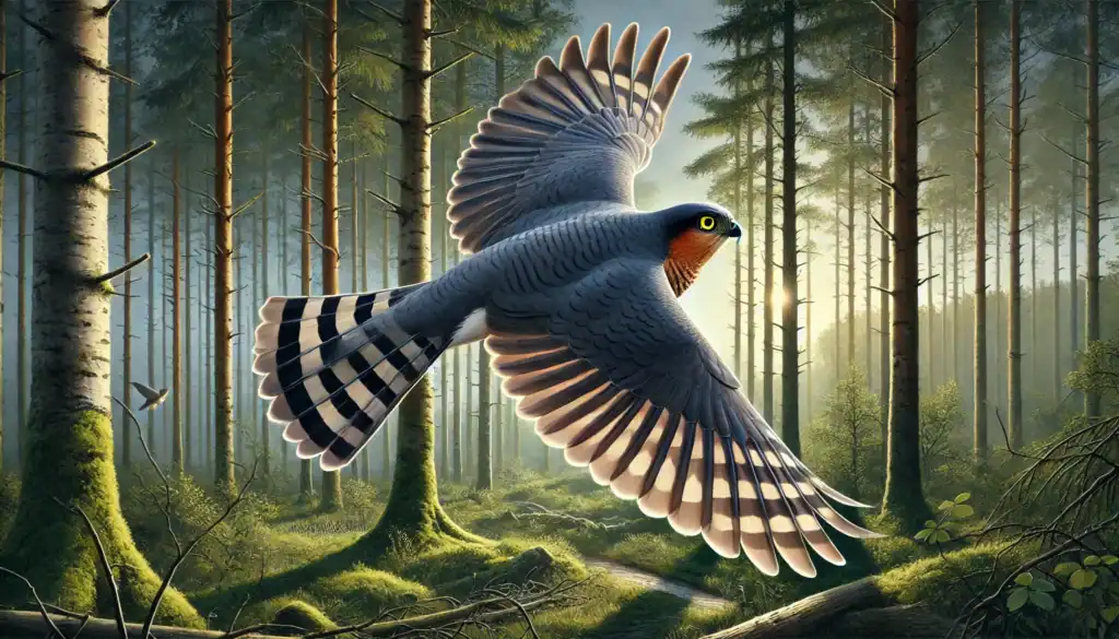 Sparrowhawk Illustration Creature Courage