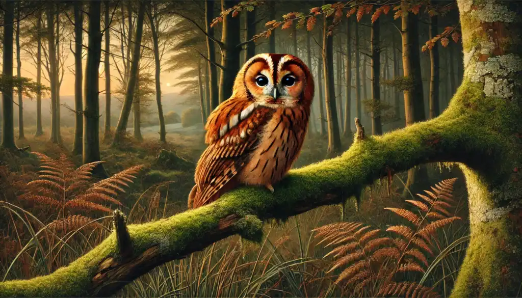 Tawny Owl Illustration  Creature Courage 