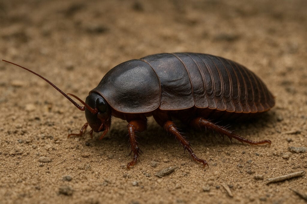 Giant Burrowing Cockroach (Macropanesthia rhinoceros)