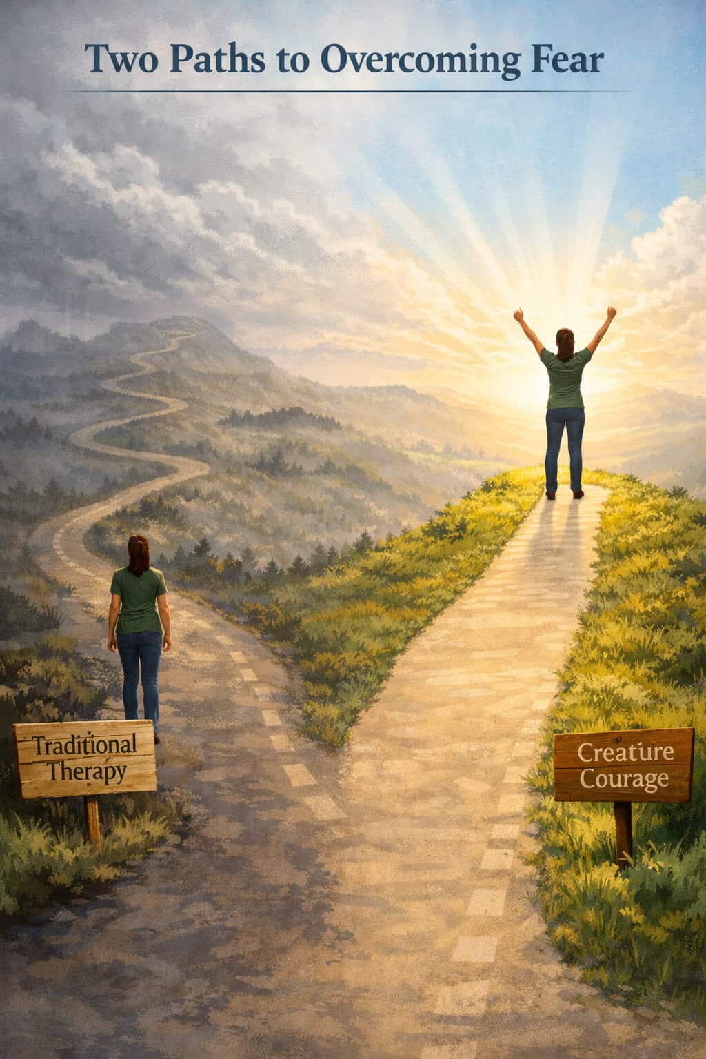 Creature Courage vs Traditional Animal Phobia Therapy Why Choose Creature Courage Creature Courage vs Traditional Animal Phobia Therapy Why Choose Creature Courage